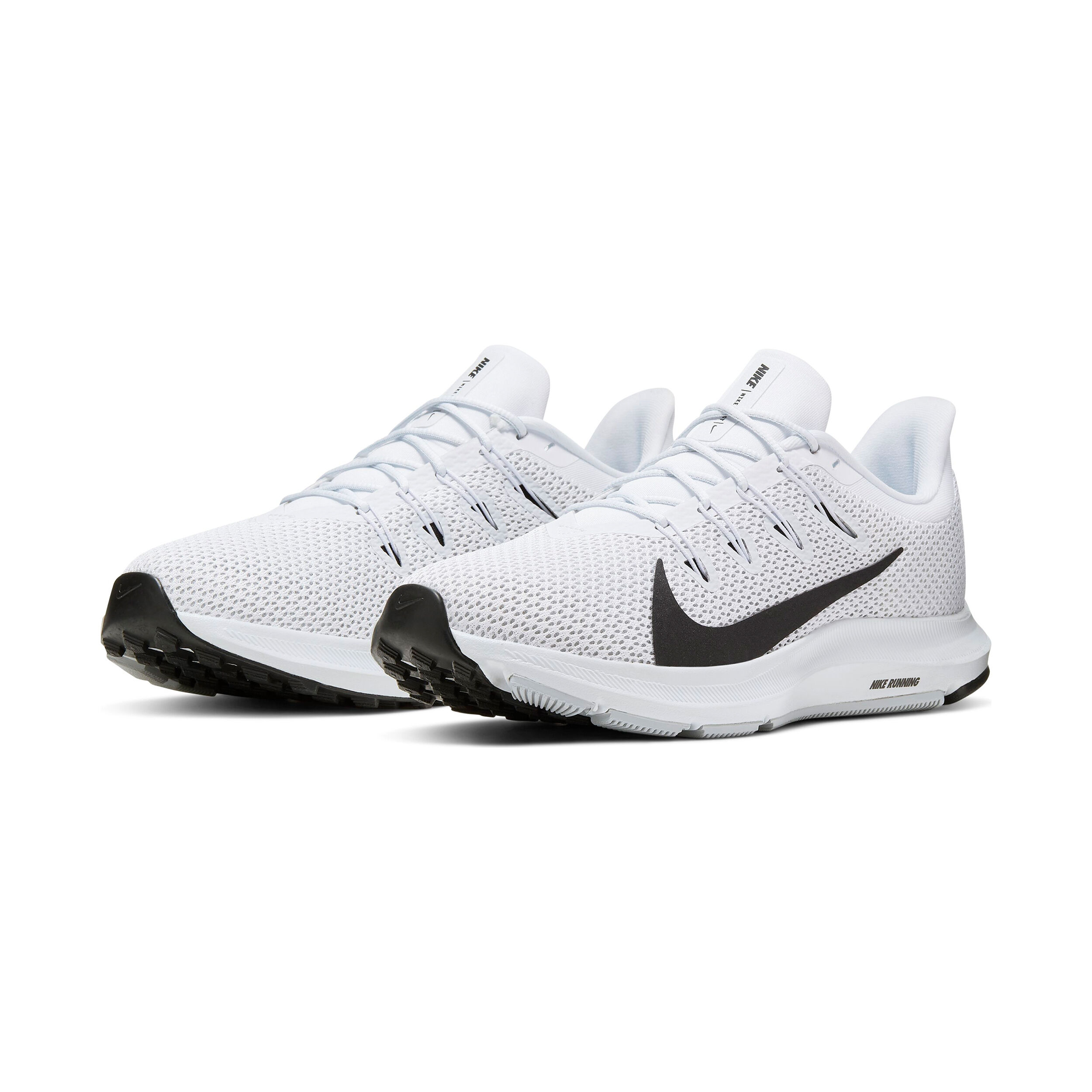 nike quest 2 black and white