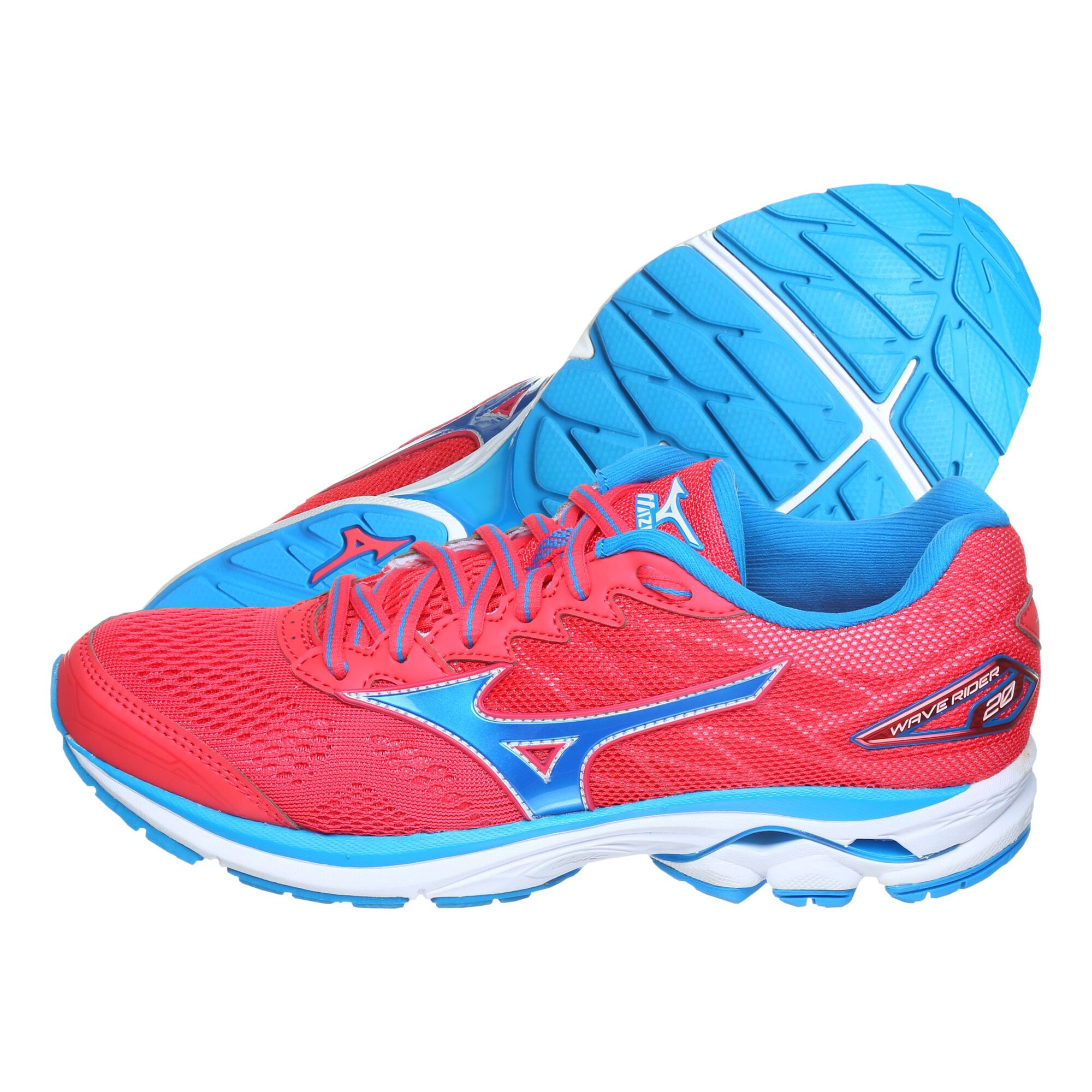 Buy Mizuno Wave Rider Neutral Running Shoe Women Red Blue Online Jogging Point