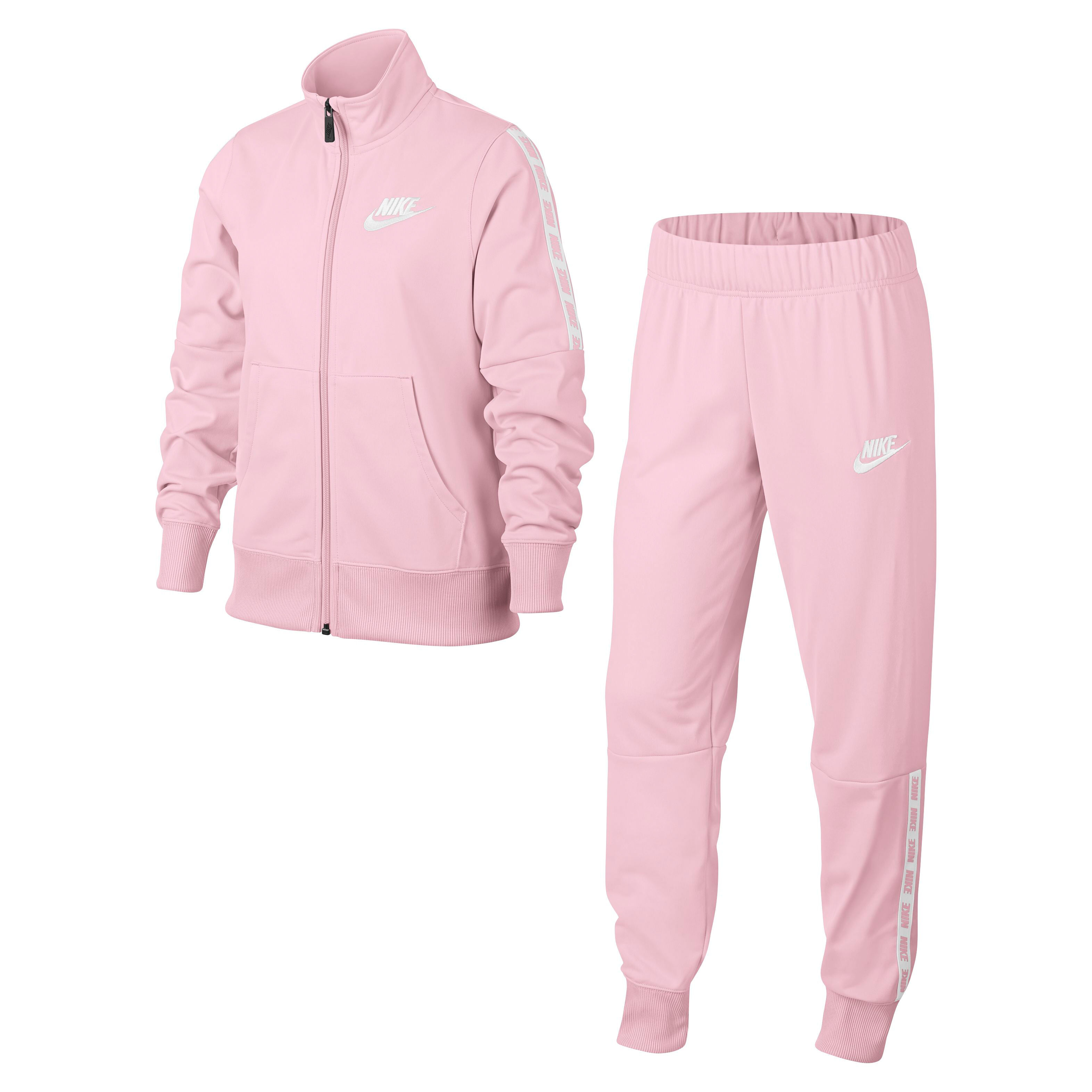 pink nike jogger suit